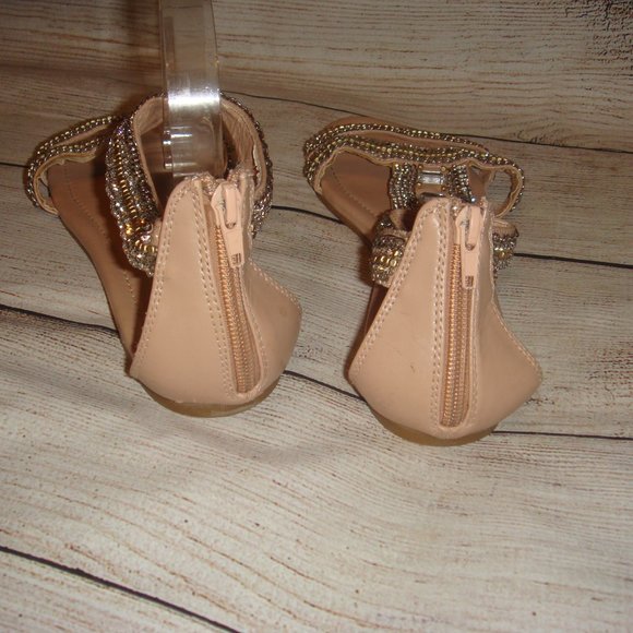 JustFab Beaded Sandal 7.5 - Picture 3 of 6